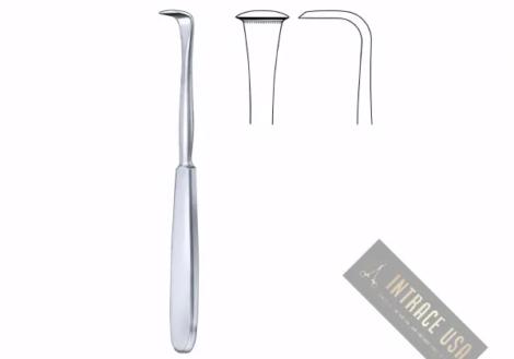 Martin-Langenbeck Periosteal Raspatory - Stainless Steel Orthopedic Instrument - Intrace USA