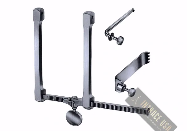 Scoville Retractor Blade Only - Precision stainless steel neurosurgical instrument - Intrace USA
