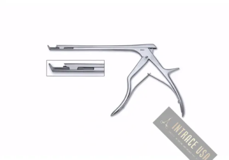Spurling-Kerrison Intervertebral Disc Rongeur - Precision stainless steel neurosurgical instrument - Intrace USA