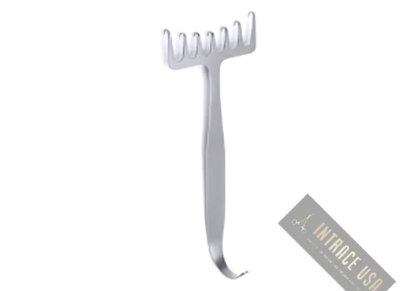 Coronal Brow Retractor Blades Grip Hook