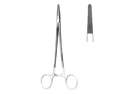 DeBakey Needle Holder, Tungsten Carbide
