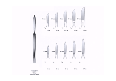 Dissecting knife Blade