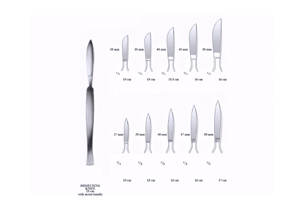 Dissecting knife Blade