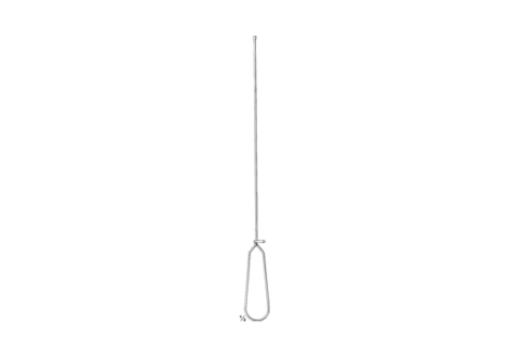 Guyon catheter guide, 35 to 39 cm, flexible shaft with loop handle