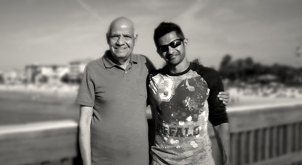 Intrace USA founder Ziad Khan with his father