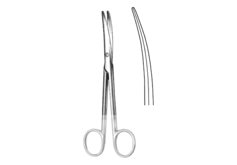 Mayo-Lexer Scissors With Tungsten Carbide