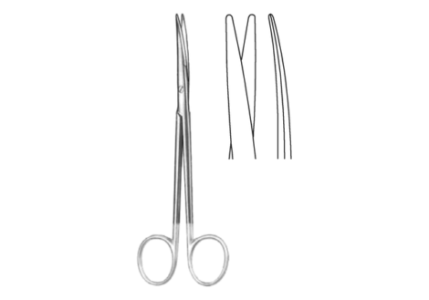 Metzenbaum-Lahey Scissors With Tungsten Carbide