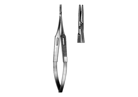 Mini Profile Micro Needle Holder, Tungsten Carbide