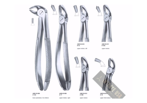 Extracting Forceps lower premolars, for children Fig. 13S
