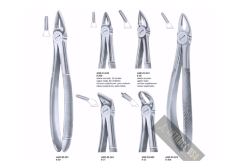 Extracting Forceps upper roots, for children