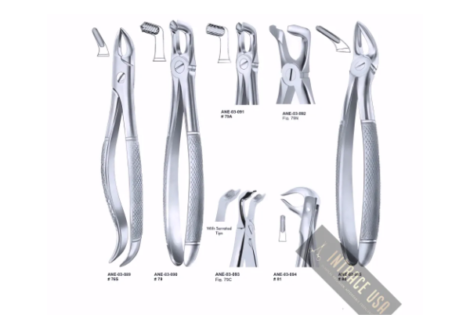 Extracting Forceps upper molar roots Fig. 80
