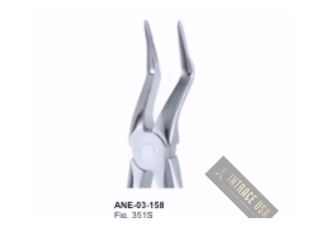 Resection Forceps Very thin upper roots Fig. 351S