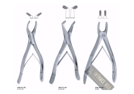 Extracting Forceps lower incisors, premolars, roots Fig. 151 SK