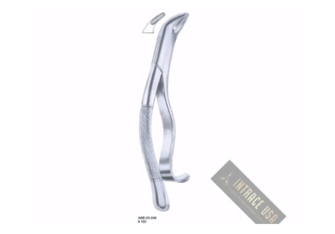 Extracting Forceps lower incisors, premolars Fig. 103
