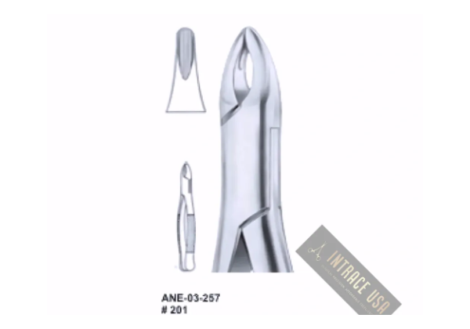 Extracting Forceps lower incisors, canines, premolars Fig. 201