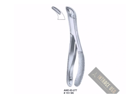 Extracting Forceps lower anteriors and roots Fig. 151 SK