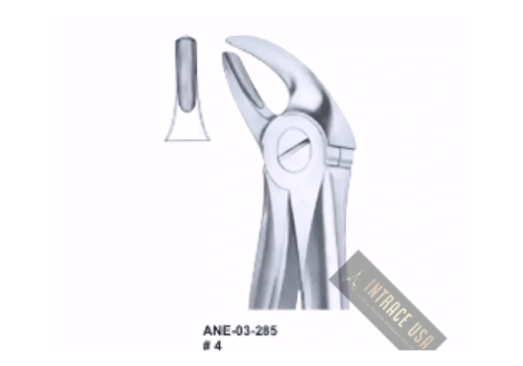 Extracting Forceps lower incisors and canines Fig. 4