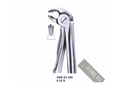 Extracting Forceps lower molars, for children Fig. 22 S