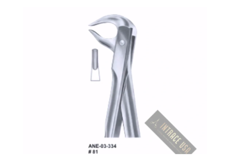 Extracting Forceps lower premolars and roots fig. # 81