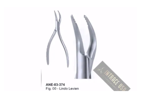 Extracting Forceps Straight for roots and fragments - TC coating Fig. 00