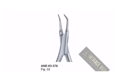 Extracting Forceps Curved for pins and fragments Fig. 02