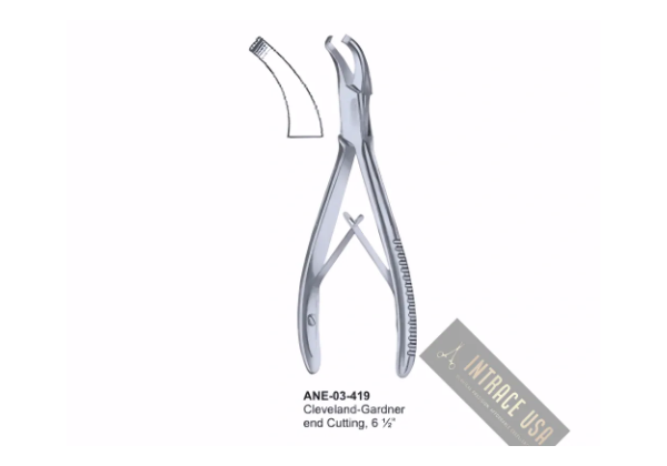 Cleveland-Gardner Bone Rongeurs end Cutting, 6 ½”