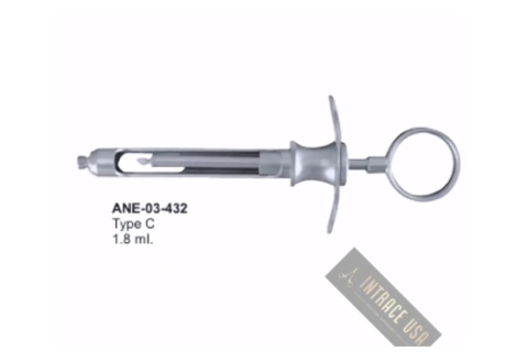 Type C Dental Syringes 1.8 mI.