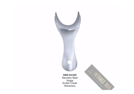 Stainless Steel Single Ended Cheek Retractors