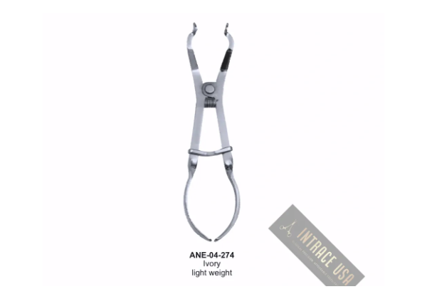 Ivory Rubber Dam Clamps Forceps, light weight