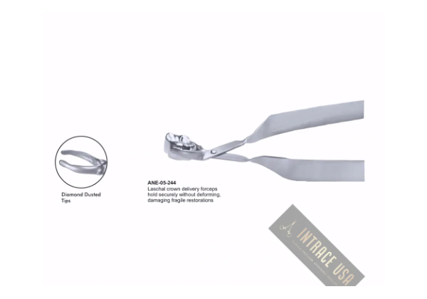 Laschal crown delivery forceps
