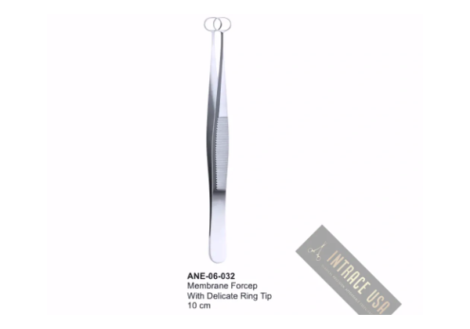 Membrane Forcep With Delicate Ring Tip