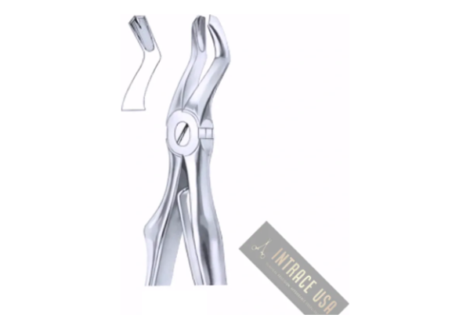 Children’s extraction forceps, Fig. 3 upper molars, stainless steel — Intrace USA