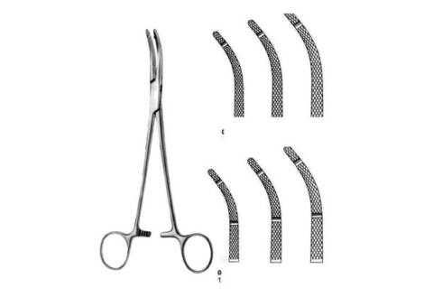 Heaney hysterectomy forceps