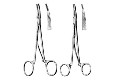 McKenzie clip applying forceps