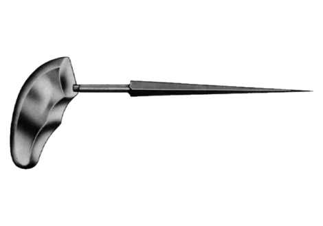 Perthes bone drill reamer in aluminum handle stainless steel