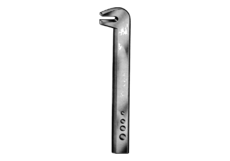 Lightweight plate bending iron