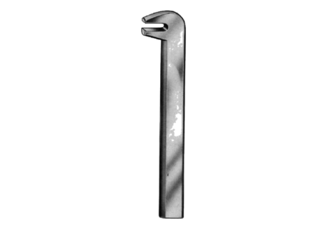 Solid plate bending iron