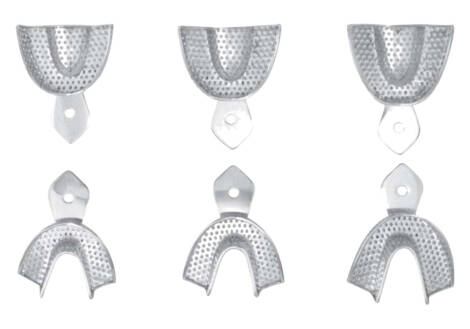 Perforated Impression Tray Set of 6