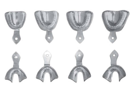 Senior Impression Tray Set of 8, Perforated