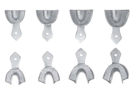 Perforated Impression Tray Set of 8