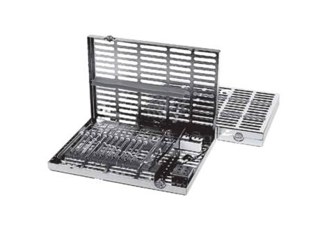 Large Cassette, 16 Instruments with Accessory Area