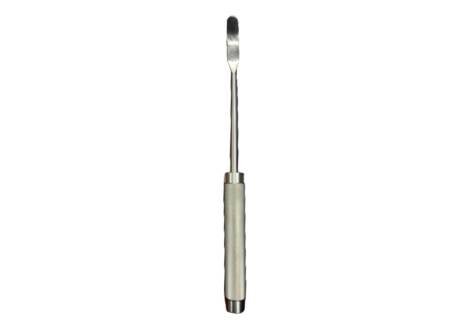 LiftTrace Panola periosteal elevator with knurled round handle, tip up