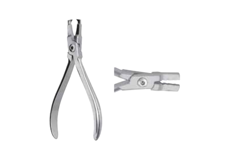 lingual arch back-bending pliers