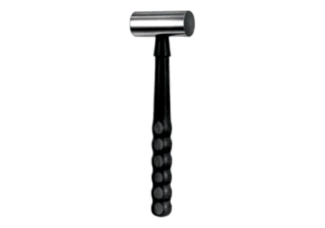 Plastic-handle steel mallet