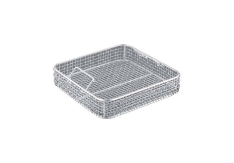 Mesh Basket with Fold-Down Handles