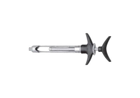 self-aspirating dental syringe