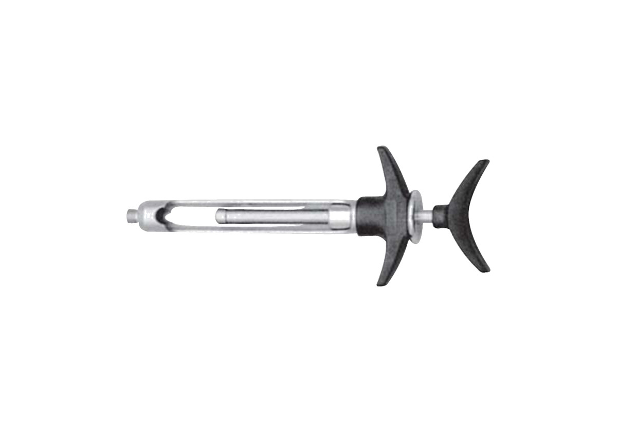 self-aspirating dental syringe